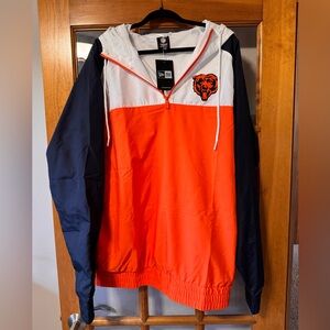 BRAND NEW Chicago Bears Pullover Jacket. New, With Tags. Made by New Era